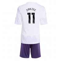 Manchester United Joshua Zirkzee #11 Vonkajší Detský futbalový dres 2025-26 Krátky Rukáv (+ trenírky)